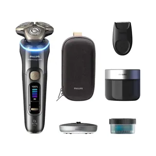Philips i9000 Prestige Ultra XP9402/31 Elektrischer Nass- & Trockenrasierer mit SkinIQ Pro