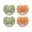 oranje groen