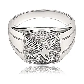 Juwelier Zwartevalk - Zilveren (Gerhodineerd) Herenring 21.259/17¼--
