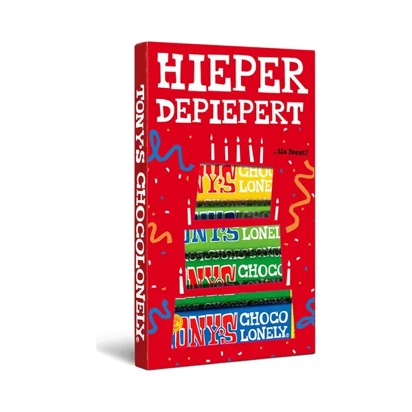 Tony's Chocolonely Proeverijtje Taart - Chocoladecadeau - 288 Gram - Hieper thumbnail