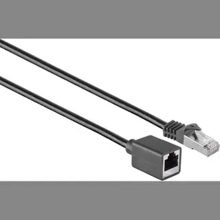 Powteq - Cat 7 S/Ftp - 10 Meter Netwerk Verlengkabel - Premium Koperen Kern - Dubbel Afgeschermd - Zwart - Geen Signaalverlies
