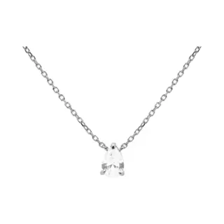 Karma Ketting Julia Crystal Zilver