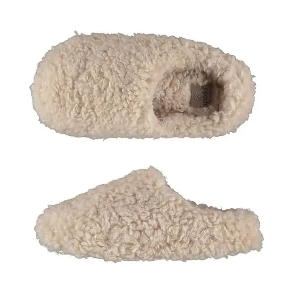 Morethansocks - Instap Pantoffels Kinderen - Teddy Wol - Maat 25 T/m 36 - Instap Sloffen Kids - Slijtvaste Zool - Heerlijk Warm - Sloffen Jongens - thumbnail