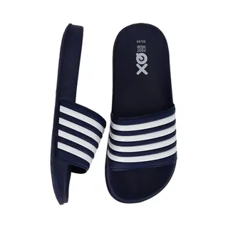 Morethansocks Slippers Kinderen - Unisex - Slippers Jongens - Slippers Meisjes - Badslippers Voor Kinderen - Badslippers Voor Meisjes, Navy/Wit - 1 Paar