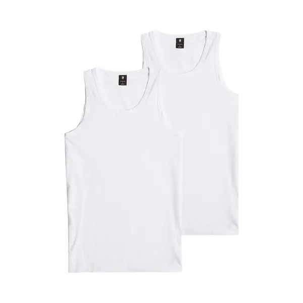 G-Star Base Tanktop 2-Pack - Weiß - Herren thumbnail