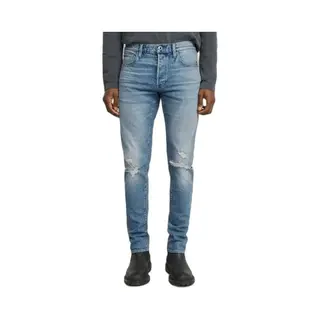 G-Star Herren 3301 Slim Jeans, Blau (Vintage Blue Vapour Destroyed 51001-D936-H103), 38W / 36L