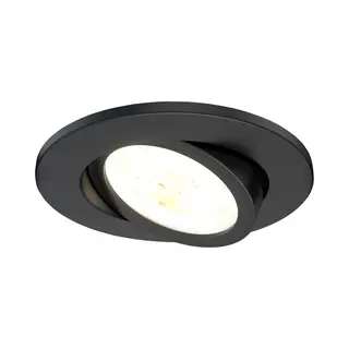 Ledvion - Led Downlight, Black, Dimmable, 7W, IP65, Cct, Cob, Ø90mm, 5 Year Guarantee