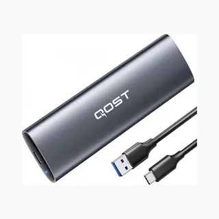 Qost - Aluminum M.2 Ssd Behuizing - Nvme / Ngff / Sata - Usb 3.2 Gen 2 - 10Gbps - M-Sleutel PCIe & B+M Key PCIe 2230 / 2242 / 2260 / 2280 - Spacegrey