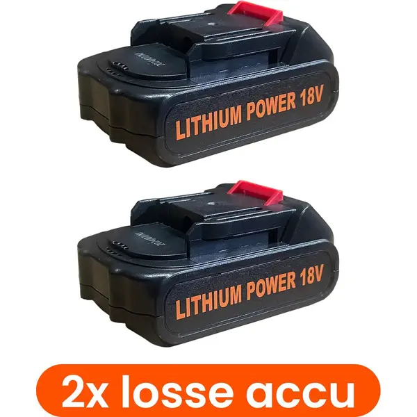 2x Losse Accu Voor Slagmoersleutel - Elektrische Accu - Gereedschapsaccu - Draadloos thumbnail