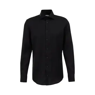 We Fashion Zakelijk Overhemd Zwart