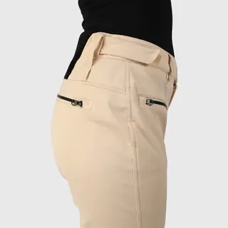 Brunotti Coldlake Dames Wintersport Softshell Skibroek - Wit, Beige - L