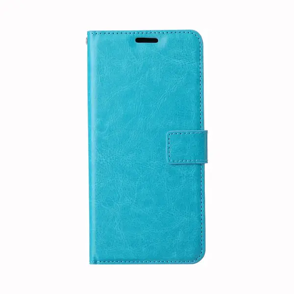 Samsung Galaxy J6 2018 Telefoonhoesje - Bookcase - Ruimte Voor 3 Pasjes - Kunstleer - SAFRANT1 - Turquoise thumbnail