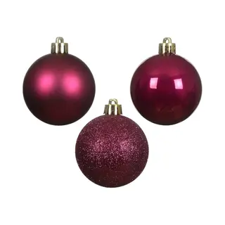 Kaemingk Weihnachtskugeln Kunststoff 3cm 14er Set - Klein & Bruchsicher - Christbaumkugeln Weihnachtsbaumkugeln Für Weihnachten - Christbaumschmuck &