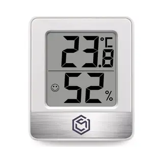 Ease Electronicz Hygrometer - Luchtvochtigheidsmeter - Digitaal Weerstation - Vochtigheidsmeter - Thermometer Voor Binnen - Inclusief Batterij