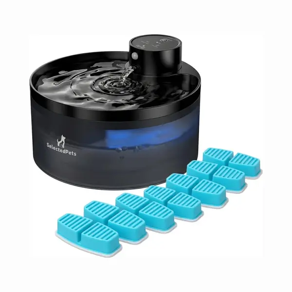 Selectedpets Drinkfontein Kat - Kattenfontein Met Sensor - Draadloos - Inclusief 8 Filters thumbnail
