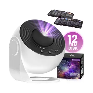 MostEssential 12-in-1 Projectorlamp - Sterren Projector - 360° Draaibaar - Galaxy Projector
