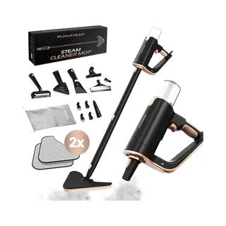 Flowsteam® Luxe Stoomreiniger - 13 Opzetstukken - 120° Stoom – Tapijtreiniger – Vlekkenreiniger – Zetelreiniger - Handstoomreiniger – 5M