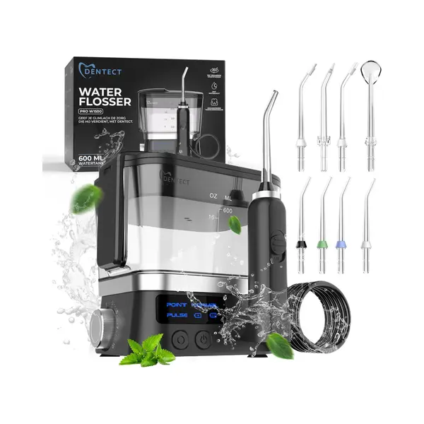 Dentect Waterflosser - Neusdouche - Monddouche - Tongschraper - Tongreiniger - Flosapparaat - Beugel Schoonmaken - Tandplak Verwijderen - thumbnail