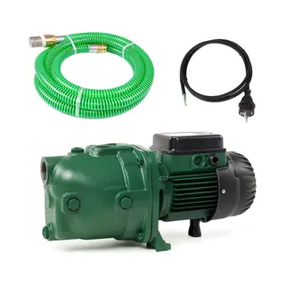 Dab Jet 132 M + Slang 4 M - Beregeningspomp / Besproeiingspomp - 4800l/h - 1000W - Opvoerhoogte 48 M - Pakket