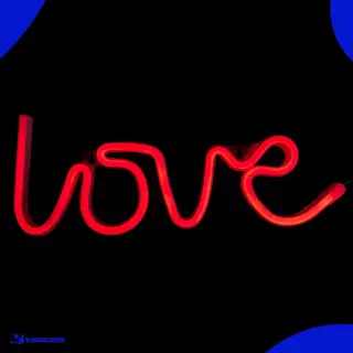 Ydemanne Neon Lamp - Love Rood - Usb Of Batterijen - Neon Verlichting - Neon Led Lamp - Neon Wandlamp