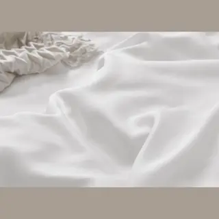 Koala Hug Hoeslaken 100% Tencel Lyocell Satijn, Sneeuwwit 160x210x30 – Temperatuurregulerend | Ventilerend & Absorberend | Anti-allergie &