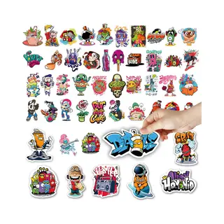 Daily Essentialz Graffiti Art Stickers - Skate Stickers - Skateboard Stickers - Graffiti Stickers - Stickers - Stickers Volwassenen - Bullet Journal