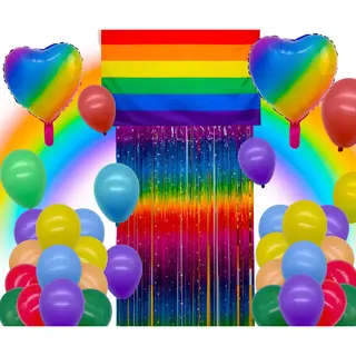 Daily Essentialz Regenboog Vlag - Pride Vlag - Pride Flag - Regenboogvlag - Regenboog Decoratie -Regenboog Versiering Verjaardag - Gay Pride - Lgbtq -