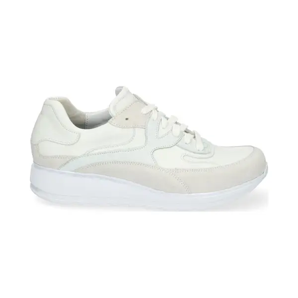 Durea - 6272 H - Lage SneakersDames Sneakers - Kleur, Wit/beige - Maat, 37 thumbnail