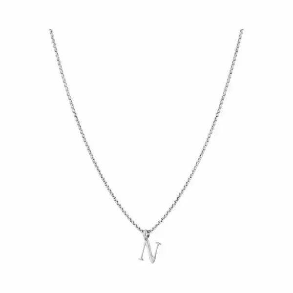 Bijoutheek Collier Letter N Zilver thumbnail