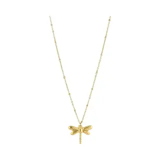 Bijoutheek Collier Libelle Dragonfly Goud