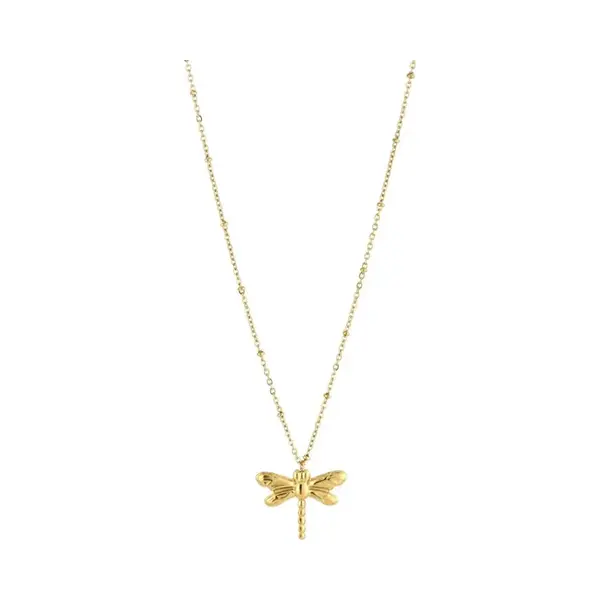 Bijoutheek Collier Libelle Dragonfly Goud thumbnail