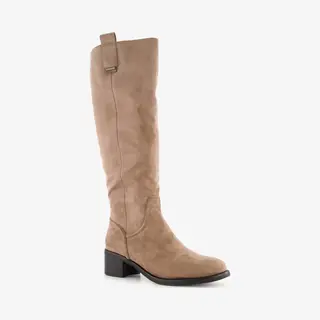 Xx By Mexx Hoge Dames Laarzen Met Hak Taupe - Bruin - Maat 41