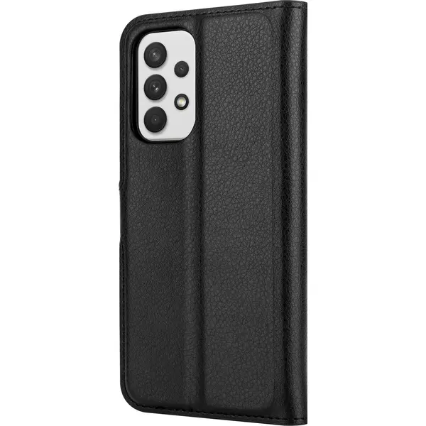ShieldCase Hoesje Geschikt Voor Samsung Galaxy A53 Bookcase - Lederen Walletcase Met Pasjeshouder - Opvouwbaar - Geschikt Voor Meerdere Pasjes - Zwart thumbnail