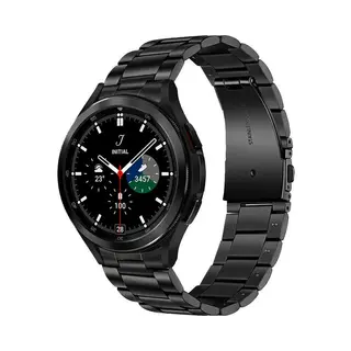 Strap-it Titanium Horlogeband - Speciaal Geschikt Voor Samsung Galaxy Watch 7 (40 & 44mm) / Galaxy Watch 6 (Classic) / Galaxy Watch 5 / Watch 5 Pro /