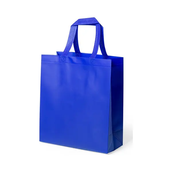 Draagtas - Schoudertas - Boodschappentas - Met Hengsels - Blauw - 35 X 40 X 15 Cm - Polyester thumbnail