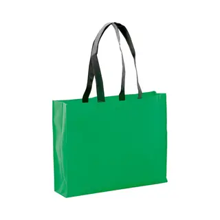Draagtas / Goodie-bag / Schoudertas / Boodschappentas - Groen - 40 X 32 X 11 Cm
