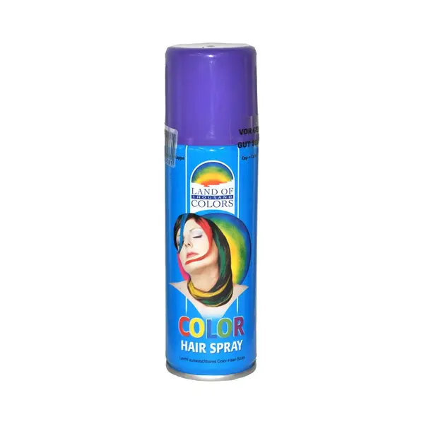 Toppers Flower Power Thema Kleur Paarse Haar Verf/spray Paars 111 Ml thumbnail