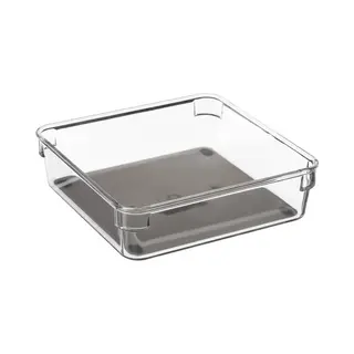 Secret de Gourmet 5Five Keuken Lade Organizer Bakje - Set Van 2x Stuks - 1-vaks - Tidy Smart Serie - Kunststof - 16 X 16 X 4, 5 Cm
