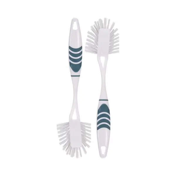 Excellent Houseware Afwasborstel Met Ophang Lus - 2x Stuks - Blauw - 29 Cm thumbnail