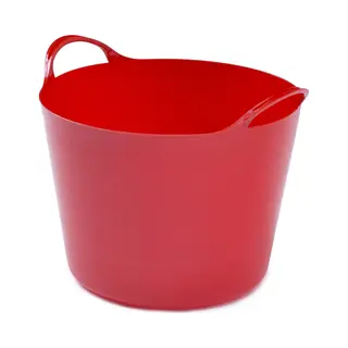 Whitefurze Flexibele Emmer - 14 Liter - Kunststof - Rood - 32 X 36 X 25 Cm