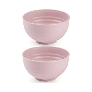 Plasticforte Kommetjes / Schaaltjes - 8x - Dessert / Ontbijt - Kunststof - D13 Cm - Roze