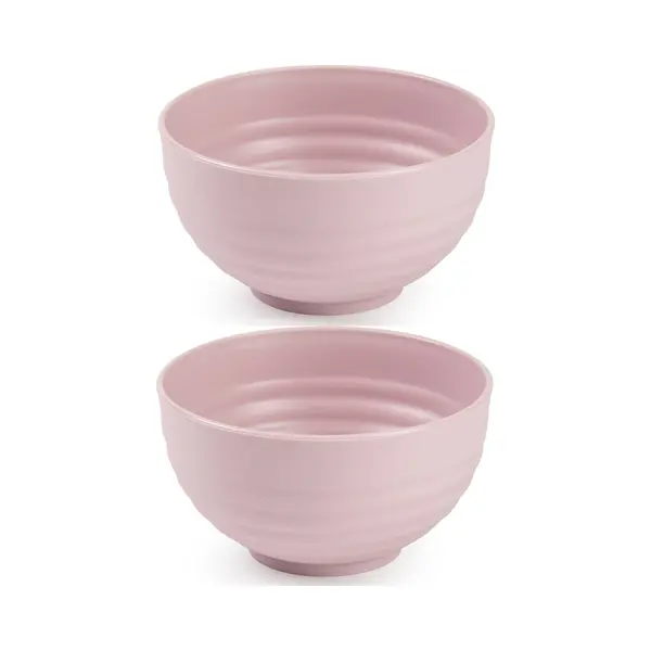 Plasticforte Kommetjes / Schaaltjes - 8x - Dessert / Ontbijt - Kunststof - D13 Cm - Roze thumbnail