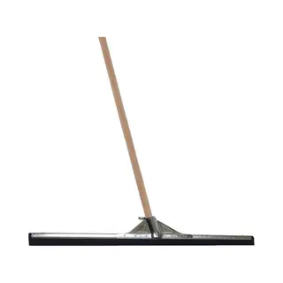 Betra Vloertrekker/douchetrekker - Voor Water Metaal/rubber 100 Cm - Met Houten Steel 130 Cm