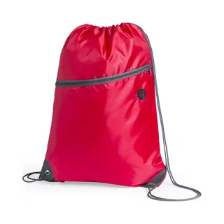 Gymtas - Rood - Sport Rugtas - 8 Liter - 44 Cm - Met Extra Voorvakje - Polyester - Rugzak