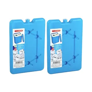 Plasticforte Koelelementen 200 Gram - 2x - 11 X 16 X 1.5 Cm - Blauw - Voor Koelbox En Koeltas
