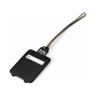 Kofferlabel Fanny - Zwart - 5.5 X 7.5 Cm - Reiskoffer/handbagage Label