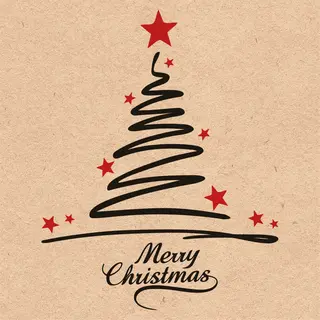 Ambiente Kerst Thema Servetten - 60x St - 33 X 33 Cm - Natuur - Merry Christmas