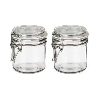 Vivalto Weckpot/inmaakpot - 2x - Tarro - 250 Ml - Glas - Beugelsluiting - D11 X H10 Cm
