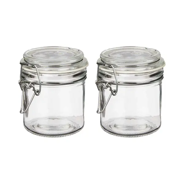 Vivalto Weckpot/inmaakpot - 2x - Tarro - 250 Ml - Glas - Beugelsluiting - D11 X H10 Cm thumbnail