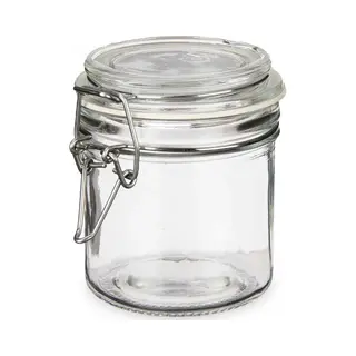 Vivalto Voorraadpotten/bewaarpotten - Tarro - 250 Ml - Glas - Beugelsluiting - D11 X H10 Cm